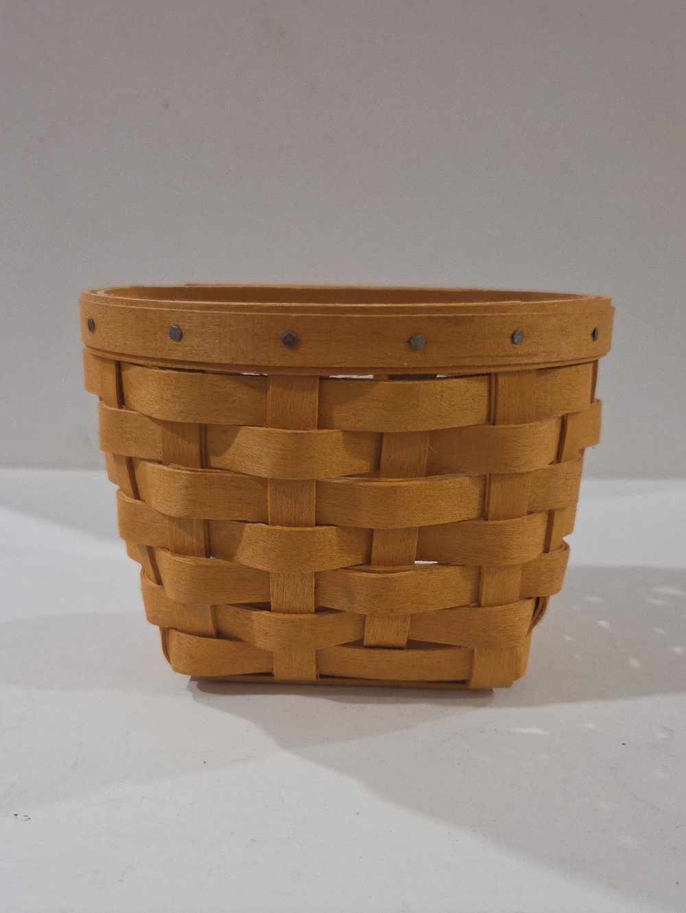 2000 Longaberget Oregano Woven Natural Wood Accent Basket